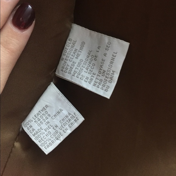 Genuine leather suede fringe jacket - Picture 3 of 4